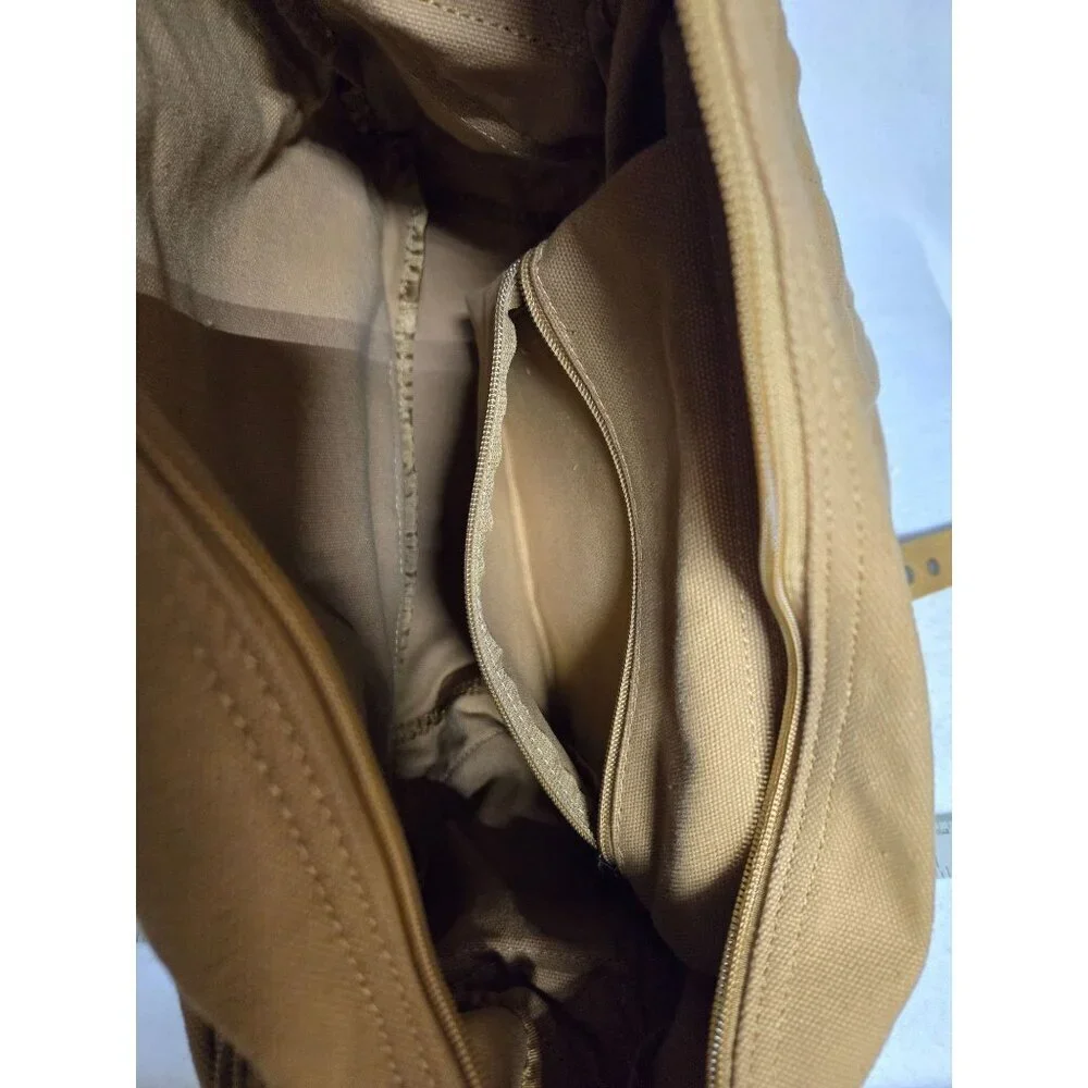 Bestek Canvas Messenger Bag For Cameras W/ Adjustable Strap & Buckles Khaki‎